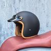 Retro Halb-Open Motorradhelm Cross-Country Motorradzubehör Motorradhelm 3/4 Retro-Helm im Winter