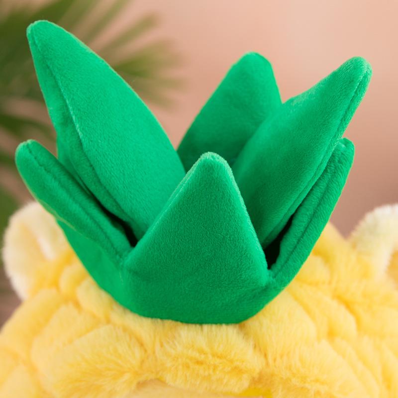 New Pineapple Winnie the Pooh Doll Plush Toy Hat Can Be Taken Off Doll Sleeping Puff Bear