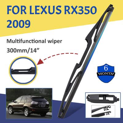 14" Car Rear Windshield Soft Rubber Wiper HD Quiet Automotive Wiper Car Accessories For  Lexus RX350  2009