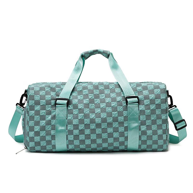 Fashion Checkerboard Travel & Yoga Bag