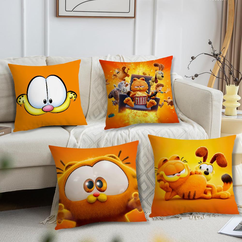 The Cushion Cover Comfortable Soft Pillow Case For Sofa Cute Living Room Home G-Garfields Cartoon Office Decor Protective Covers