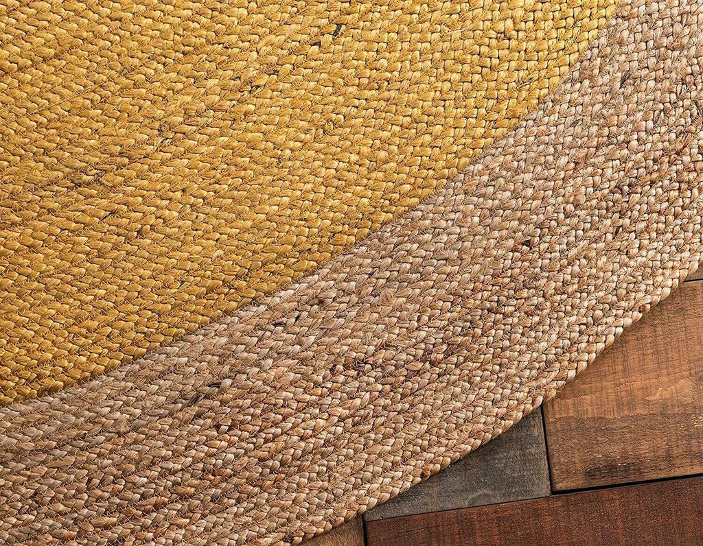 Jute Rug Round Rug Handmade Natural Rug for Any Space Look Rustik Decor For Any Space Area