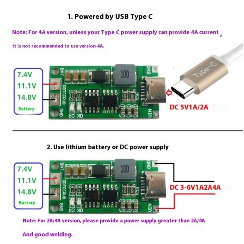 3Series Lithiums Battery Charging Module Steps Up Boost Module Integrated Boost Circuit And MultiProtection Functions