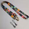 Verbesserte Version Retro-Muster Diagonales Band Verstellbar Handy Langes Lanyard Zum Aufhängen am Hals Um Verlust zu Verhindern Seil