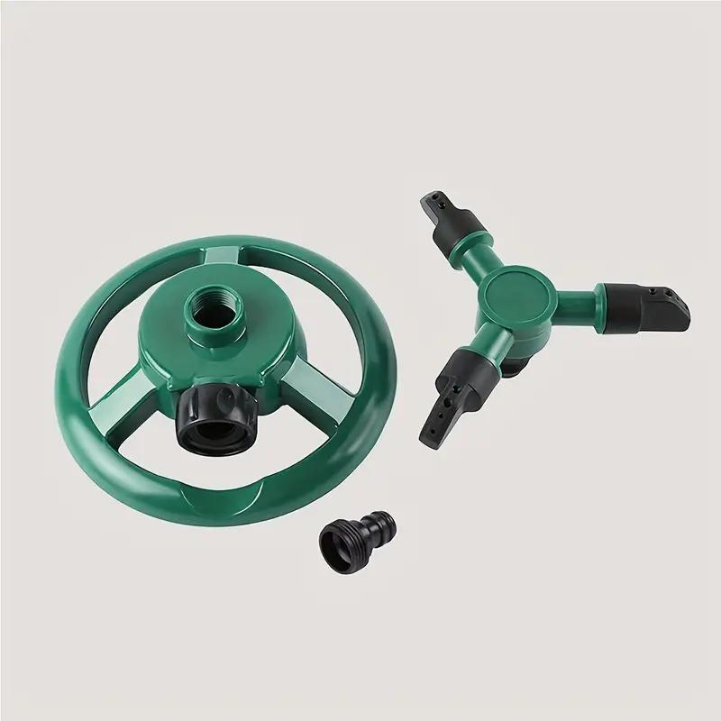 360-Degree Rotation Sprinkler Head, Manual Lawn Irrigation Sprinkler with Adjustable Spray Nozzles, Garden Sprinkler for Efficient Plant Watering