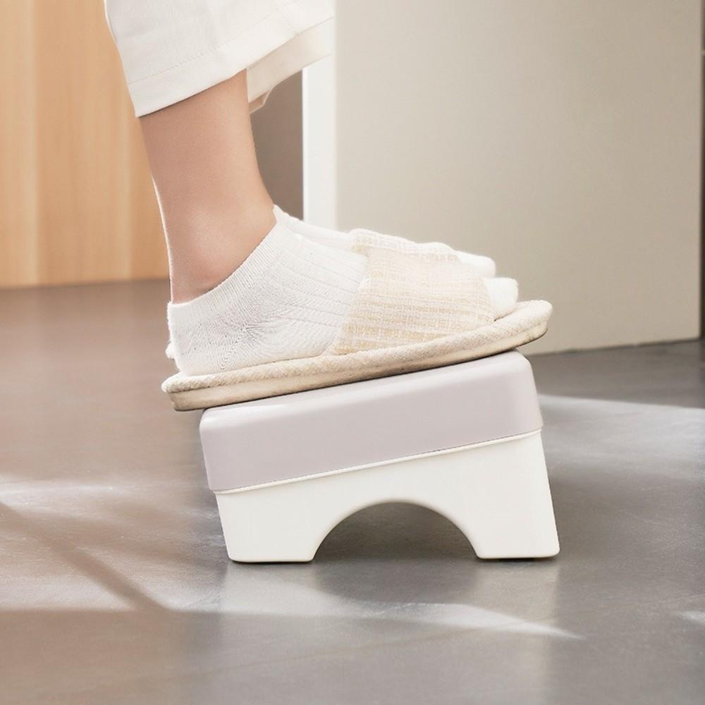 Stable Ergonomic Foot Rest for Under Desk Oblique PP Foot Stool Enhanced Circulation Improve Comfort Foot Rest Office Use