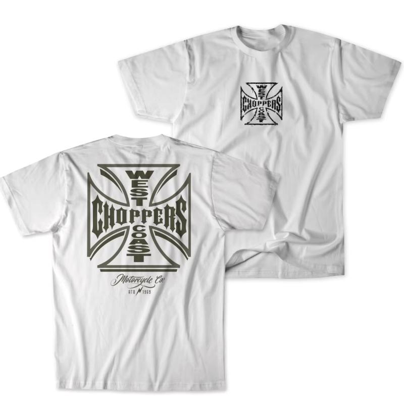 Heißes West Coast Choppers Grafik Baumwoll-T-Shirt Unisex Sommer Kurzarm Modemarke T-Shirt Luxus Lässig Vintage T-Shirts 2026 Neu