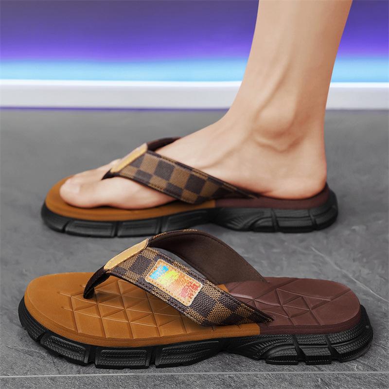 

Men s flip-flops foreign trade summer new cool slippers fashionable teenagers wear beach shoes 44