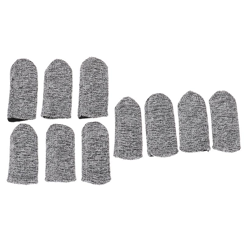 1 Pair Reusable Anti-Cut Finger Cots Cut Resistant Protection Fingertip Cover
