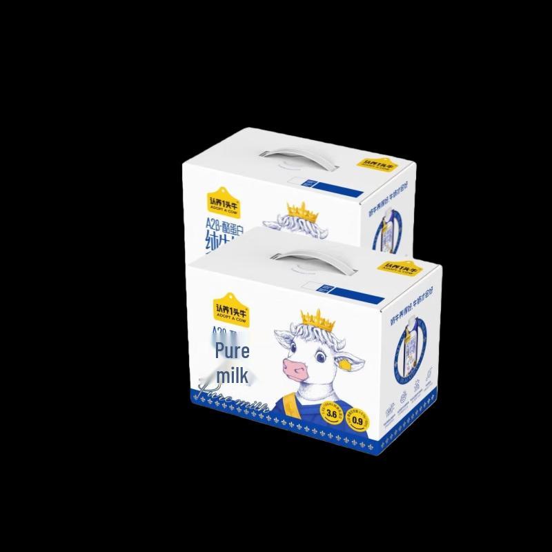 Adopt a Cow A2 Pure Whole Milk 3.6g Protein, 250ml x 10 Pack