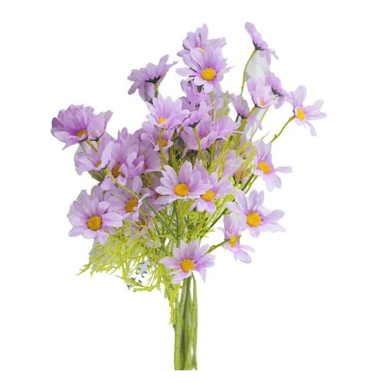 Artificial Flowers UV Resistant Fake Wildflowers with Stem for Indoor Outdoor Porch Patio