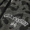 M Gn Muster Strick Hoodie Jacke ls1ib06M