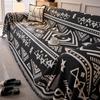 Sofa Towel Cover Cloth Ins Style Double Sided Available Cotton Yarn Blanket Simple Living Room Sofa Cover Furniture Cover Towel