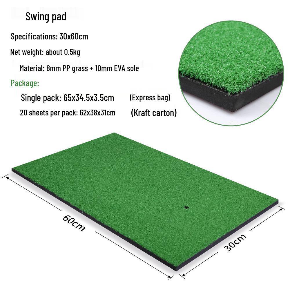 High-Quality Indoor Golf Practice Mat with Nylon Grass