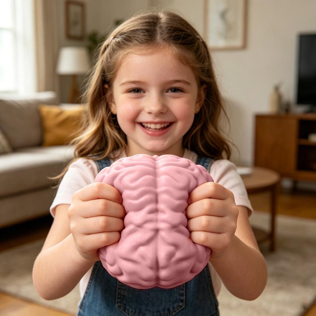 Realistic Toy, Flour Filled Stress Ball, Sensory Toy for Kids and Adults, Novelty Desk Decoration
