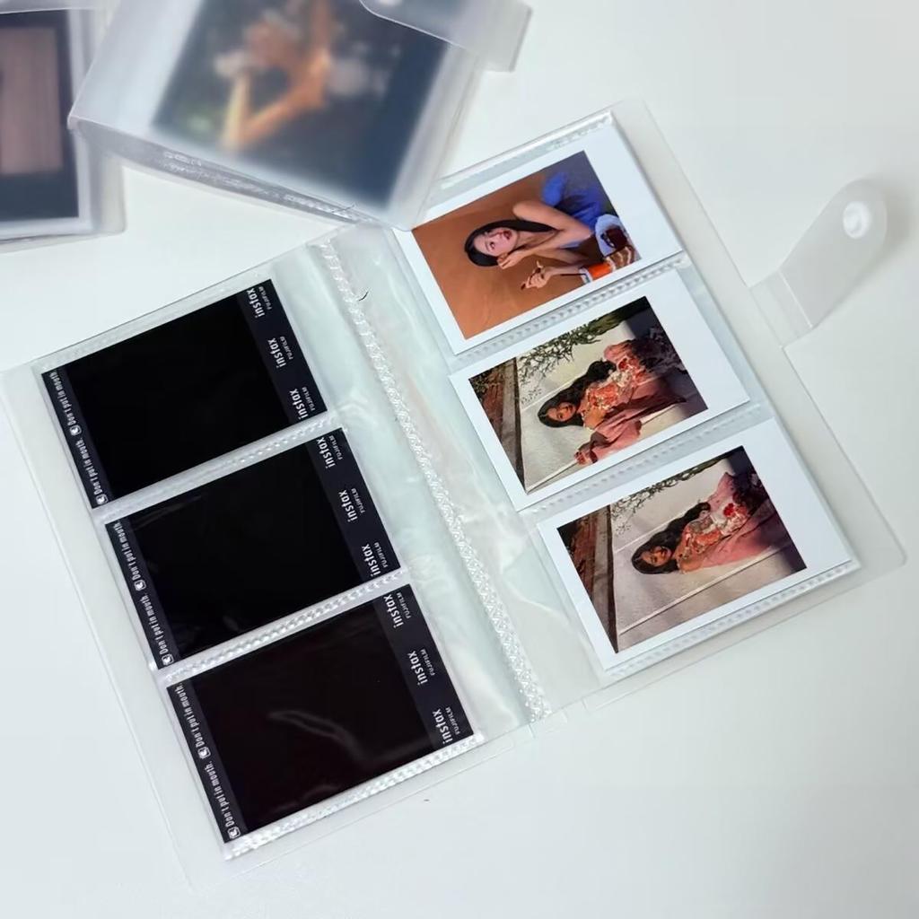 80/84/120 Pocket 3R Card Photo Album with Matte Cover for Small Photos Polaroids Mini K-Pop Card Collecting Organizer Storage