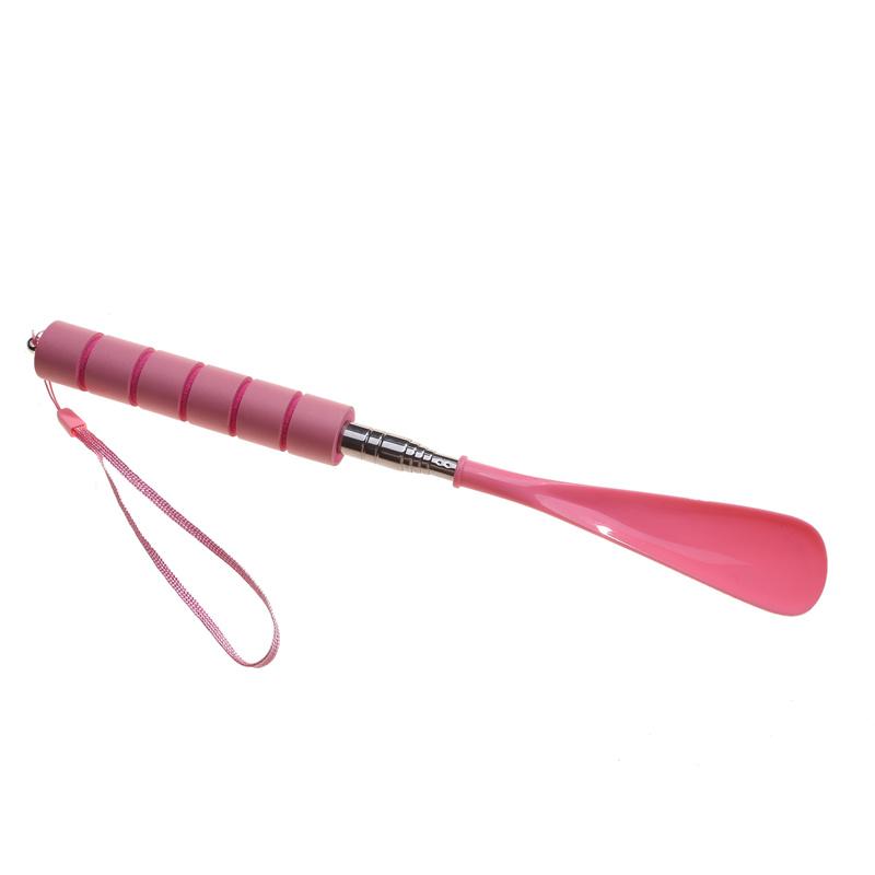 Professioneller Schuhanzieher ausziehbarer Edelstahl Schuhhelfer mit rutschfestem Griff Heimgebrauch langer Griff Schuhanzieher