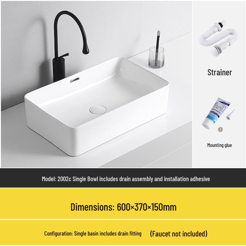 Tengxiang Ceramic Sink: White Floor-Standing Luxury Basin with Cabinet for Bathroom or Balcony