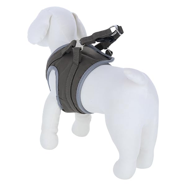 CAPTAIN STAG Deer Logo Harness | Small Dog Harness, Deer Banchou Design, Perfect for Camping, Outdoors, and Glamping (Khaki, Medium)