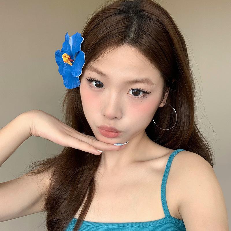 Gesang flower hairpin edge clip bangs clip simulated flower girl sweet little clip cute little flower hairpin headdress