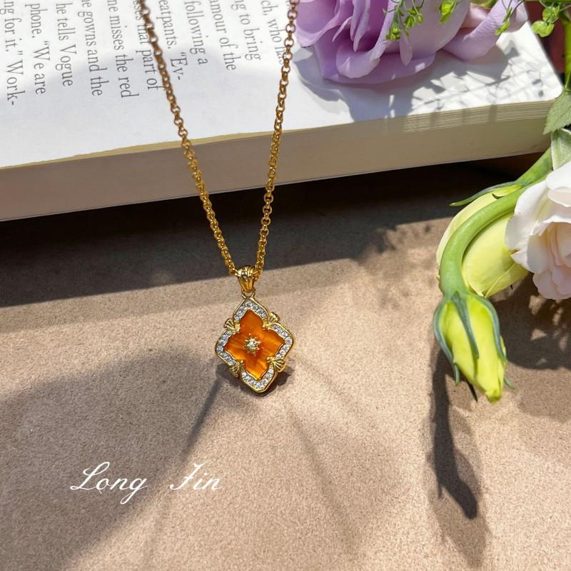 Golden Floral Jewelry Set Women Necklace Bracelet Earrings With Clover Flower Motifs Electroplated Eco Copper Vintage Chic