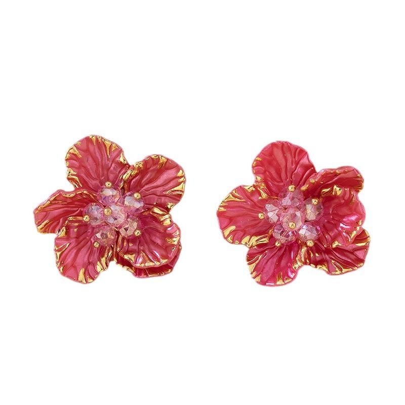 Elegant Camellia Earrings