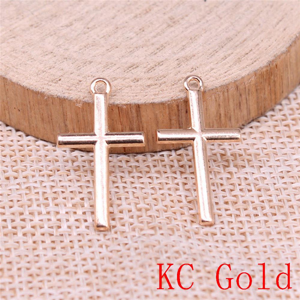Heart Cross Shaped Charms Pendant For Bracelet Necklace Jewelry Making Craft Findings