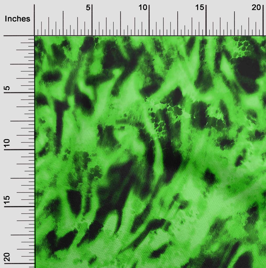 oneOone Cotton Flex White Fabric Animal Skin Sewing Material Print Fabric By The Yard 40 Inch