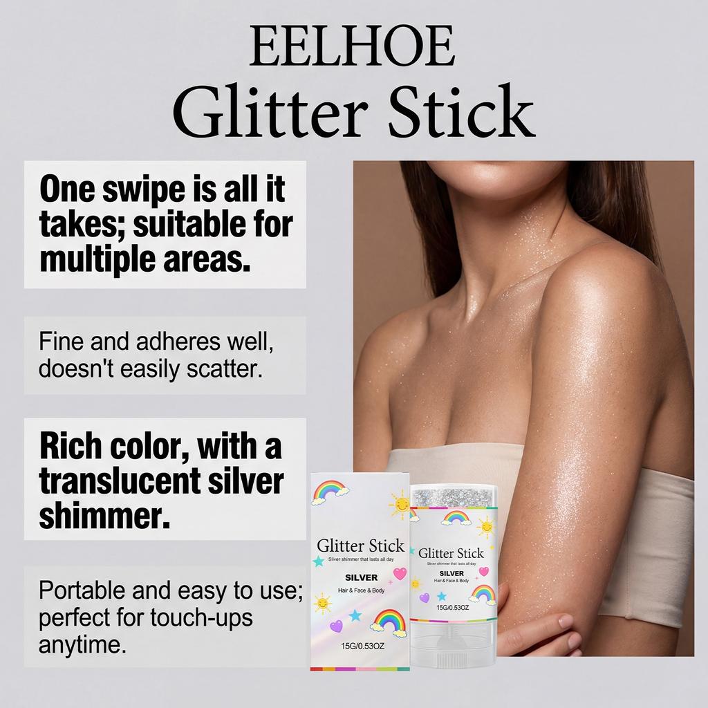 Body Glitter Stick, Facial Painting, Sequin Gel, Mermaid Makeup, Music Festival Carnival, Hair, Eyeshadow, Makeup.