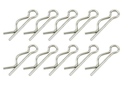 POSH 000309-10 Stainless Steel Vator Pins (10 Pieces) for 0.6 Inch (14 Mm) Shaft