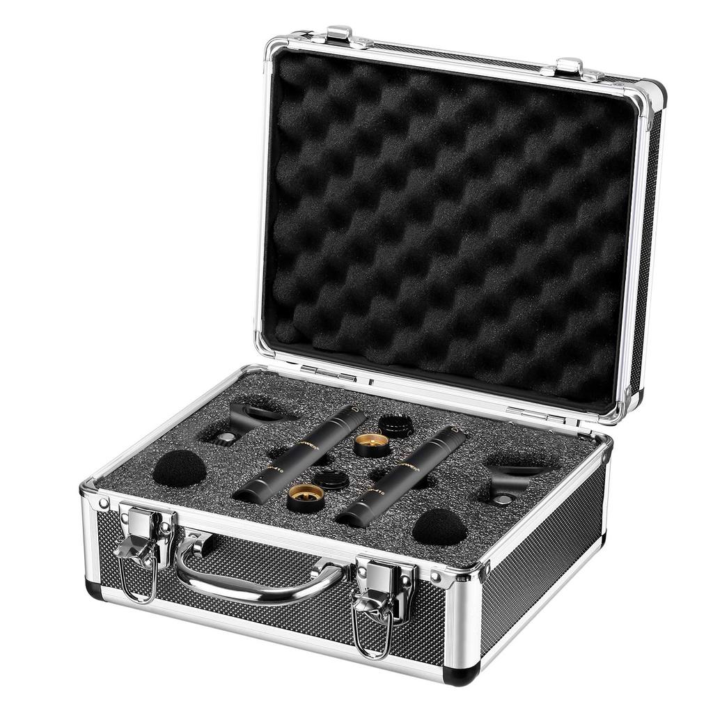 Neewer Pencil Condenser Microphone with Interchangeable and Supercardioid Mic and Portable Carrying Case for Acoustic Woodwind Instruments 2-Piece