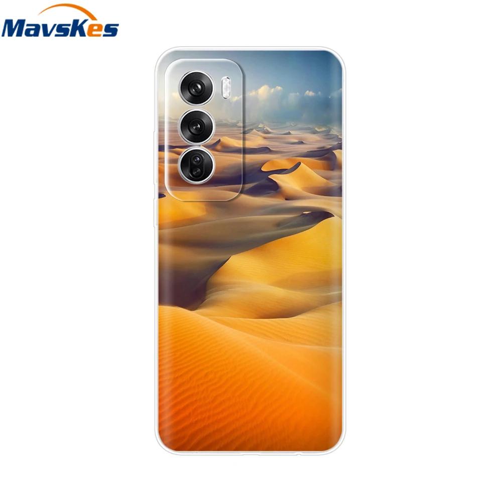 For OPPO Reno 12 5G Case Transparent Cover For OPPO Reno12 Pro 5G Reno12 Luxury Marble Soft Silicone TPU Phone Cases Funda Capas