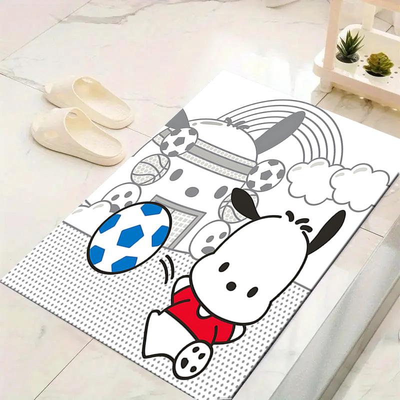 1pc Soccer Fun Friends Rug, Office Carpet Indoor Outdoor Entrance Doormat, Non-Slip Soft And Comfortable, Living Room. Q7140183