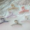 Women's Transparent Pastel Matte Hair Clip Hairpin