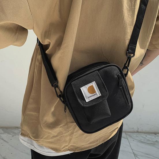 Borsa a tracolla Multiuso Piccola Regolabile Tracolla Antipolvere Chiusura con cerniera Portaoggetti Tessuto Oxford Uomo Donna Borsa a tracolla Porta telefono