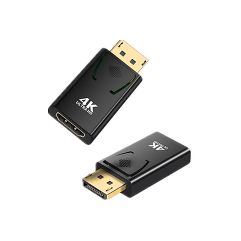 

Адаптер 4K DisplayPort - HDMI, конвертер DisplayPort Male - HDMI для компьютера, телевизора, монитора чёрный