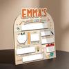 First Day of School Sign Wooden Education Milestone Sign Keepsake Dry Erase Board Back To School Gifts for Kids