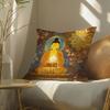 Buddhism Pillow Case Pillowcase, Double-Sided Printed, Sofa Cushion, Bedroom Headboard