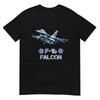Amerikanisches Militär Luftwaffe Flugzeug Jäger F16 Falcon Jet T-Shirt