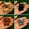 New Cute Pet Animal Ornament Tiny Model Desktop Ornament 2025 Decoration Ornament Action New Ca Y1H8
