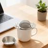 Stainless Steel Tea Strainer Beautiful Lace Trim Strong Mesh Durable Filter for Tea Making Kitchen and Dining Accessories