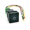 1PC Car LED DRL Radar Power on Off Fog Light Fan Seat Heated Switch Button with Wire Fit for Isuzu D-MAX 2021- 2023