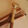 Victorian Walking Stick, Brass Handle Wooden Walking Cane, Father's Gift, Grandfather's Gift, Mother's Day Gift, Sturdy Walking Cane 37"