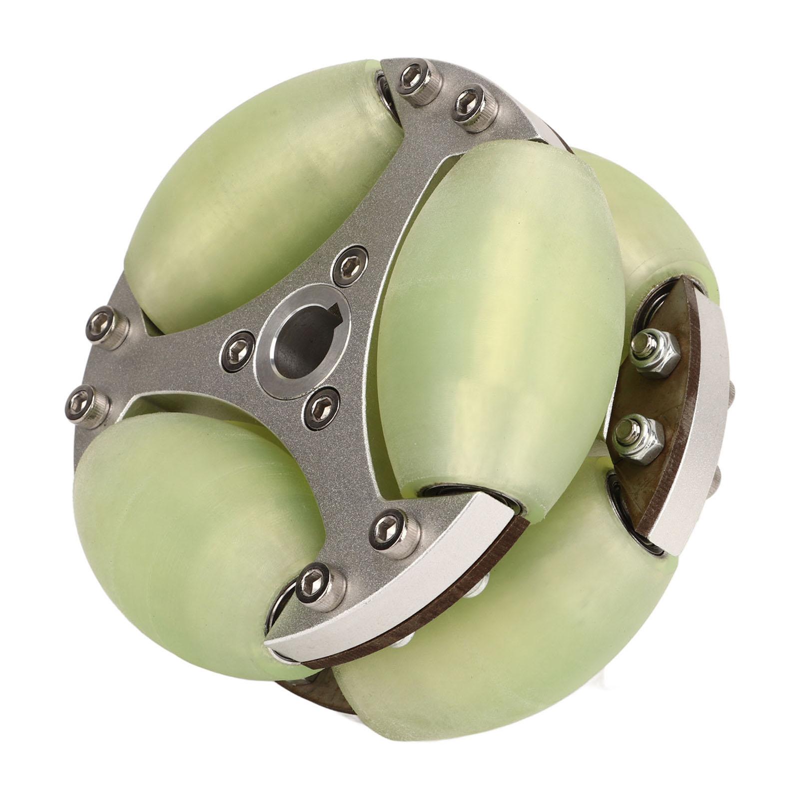 

Всенаправленное колесо 100 мм 80 кг нагрузка двухрядное высокая твердость всенаправленное колесо для робота-тележки багажа