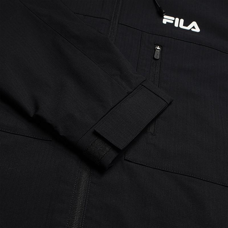 Fila Original Fashion Casual Versatile Jacket Men Jackets Black F11M639704FBK