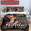 3-teiliges Bettbezug-Set (1 * Bettbezug + 2 * Kissenbezug, ohne Kern), Maßgeschneidertes Bettwäscheset mit John Cena Muster, Geschenk für Schlafzimmerdeko