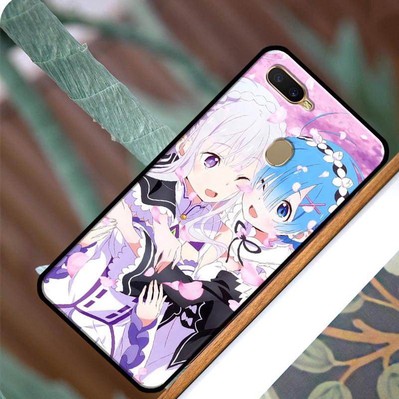 

Чехол Re Zero Rem для OPPO A5 A9 A31 A53 2020, чехол для OPPO A52 A72 A15 A1K A3S A5S A53S A54 A94 A74 OPPO Reno5 Lite