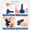 1Pc Hammer Toe Straightener Corrector Splint For Curled Crooked Bent Toes Fixation Strap Protector