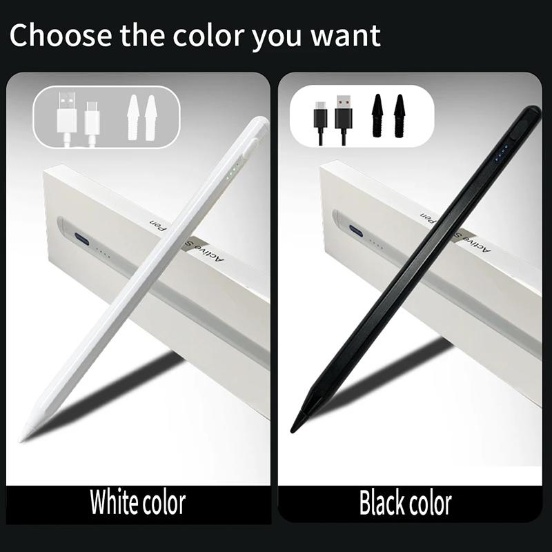 Stylus Pen For Apple Pencil with Led Indicators Palm Rejection Touch Pencil for 2022 2021 2020 2019 2018 iPad 30Min Fast Charge