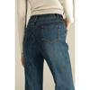 MENGSHUYA Women's High-Waist Fleece-Lined Flared Jeans